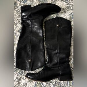 Frye Black Leather Boots